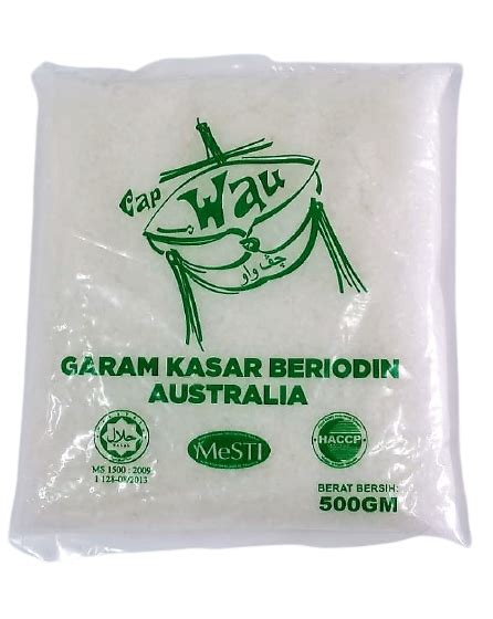 500g Cap Wau Garam Kasar Australia