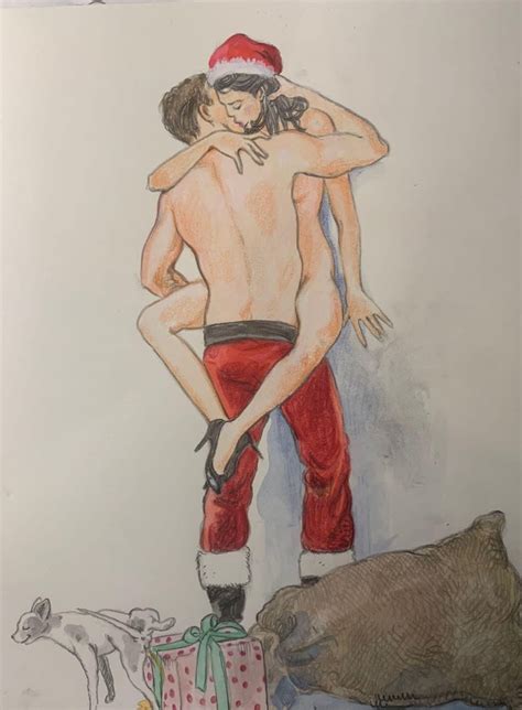 Christmas Father Sex Erotic Art