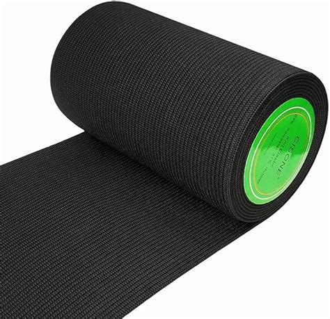 Amazon Knit Elastic 4 Inch Wide Black Heavy Stretch High