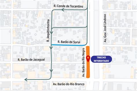 Prefeitura interdita trecho de rua para construção de complexo viário