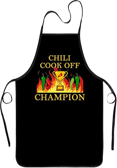 First Place Chili Cook Off Champion White Bib Aprons Home