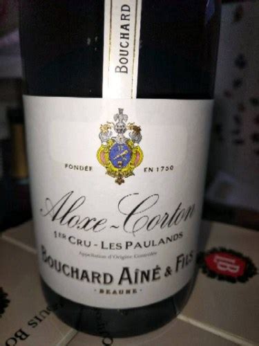 Bouchard A N Fils Aloxe Corton Er Cru Les Paulands Vivino