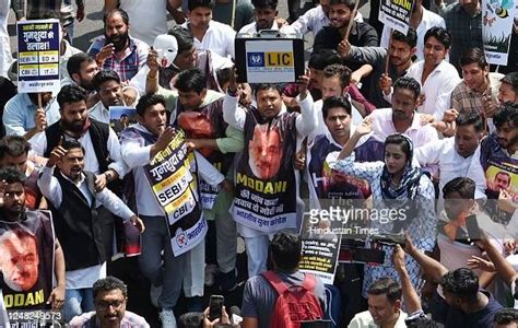 Indian Youth Congress Protest Against Adani Group Demanding Jpc Probe