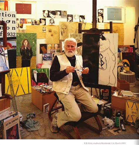 R.B. Kitaj | Artist studio space, Artist studio, Art studios