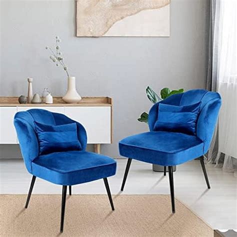 Geroboom Accent Chair With Ottoman Velvet Accent Chair Modern Tufted