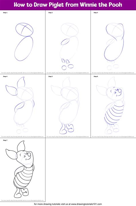 Easy Winnie The Pooh Drawings Step By Step You Can Edit Any Of Drawings