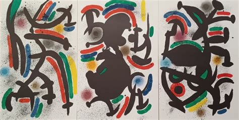 Joan Miro 1893 1983 Litografia Original VII VIII Y IX Catawiki