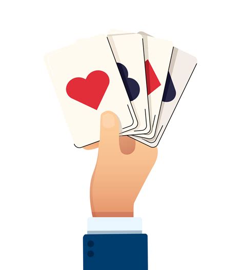 Hand Holding Playing Cards 30920661 Png