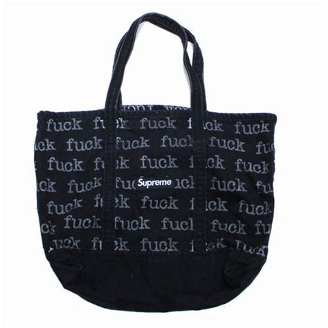 Yahoo オークション Supreme SS Fuck Denim Tote デニム トートバ