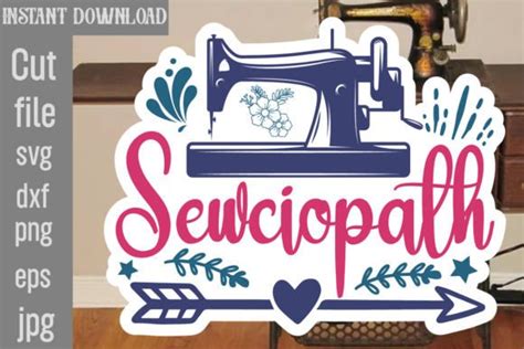 Sewciopath Svg Cut File Graphic By Simacrafts · Creative Fabrica