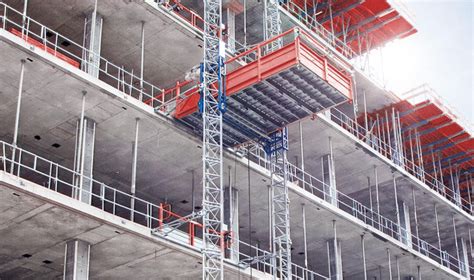 formwork pod hoists  high rise construction aussie hoist