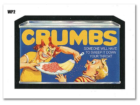 Wacky Packages Weekly Series 2020 Wonky Package Sticker 2 Crumbs