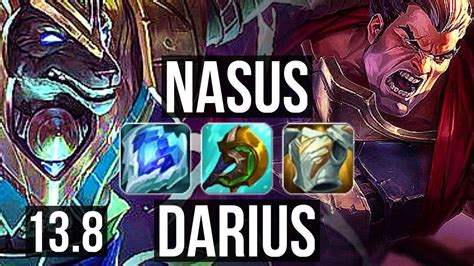 Nasus Vs Darius Top Rank 3 Nasus 7 1 2 Kr Challenger 13 8