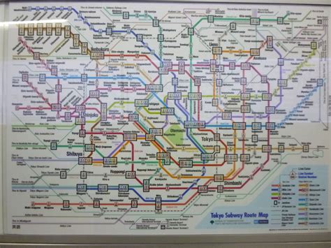 Tokyo Metro Subway Map