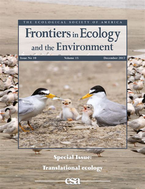 Translational Ecology Frontiers In Ecology And The Environment Vol