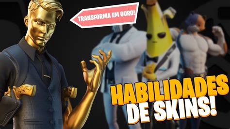 Fortnite Todas As Skins Com Habilidades Exclusivas Youtube