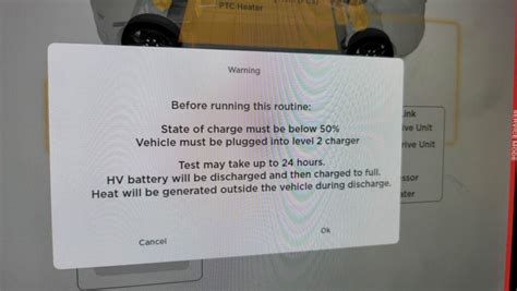 Tesla Service Mode Gains Health Test For High Voltage Battery