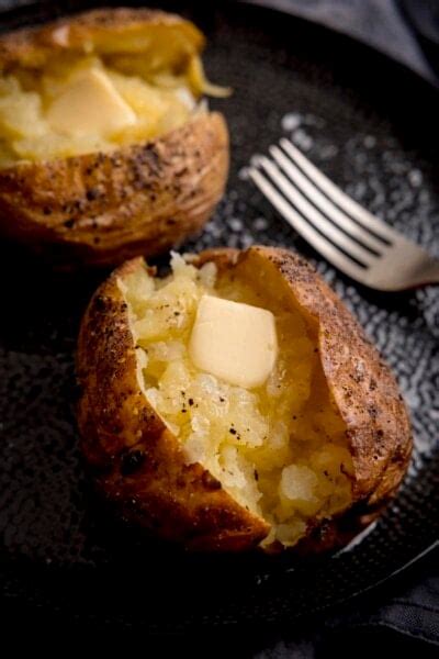 Air Fryer Baked Potatoes Nicky S Kitchen Sanctuary