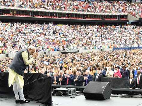 Video Rockstar Welcome For Modi In Texas Americas Gulf News