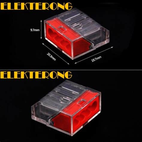 Jual connector Junction Box 4 PIN / Konduktor Terminal Block 4 PIN ...