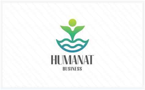 Modelo De Logotipo Da Natureza Humana TemplateMonster