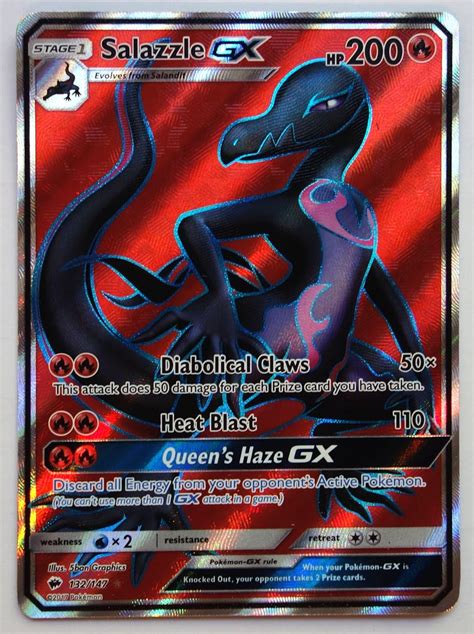 Generisch Salazzle Gx Full Art Ultra Rare Sun Moon