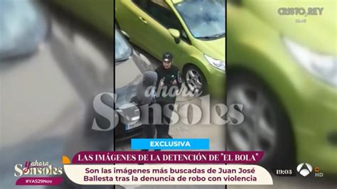 Salen a la luz las imágenes de la detención a Juan José Ballesta por un