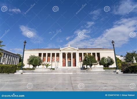 National And Kapodistrian University Of Athens Is A Public University In Athens Editorial Stock