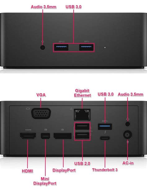 Dell Thunderbolt Dock 180w Adapter Tb16 New