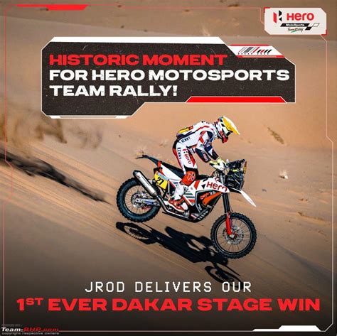 Hero Motosports Announces A Two Rider Team For Dakar Team Bhp