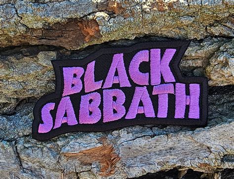 Black Sabbath Patch Black Sabbath Logo Black Sabbath Rock Band Iron On Patch Sew On Patch