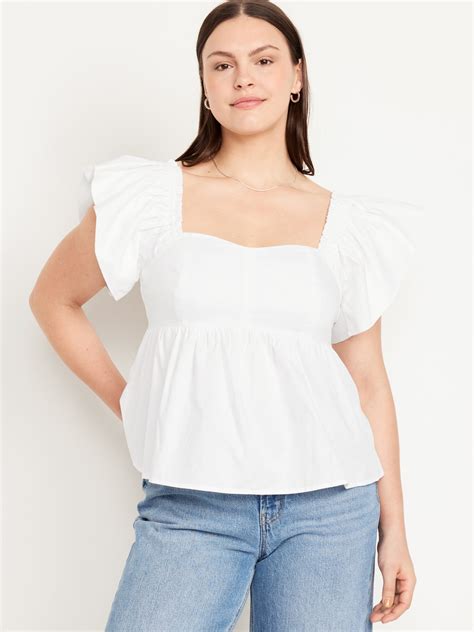 Flutter Sleeve Top Old Navy