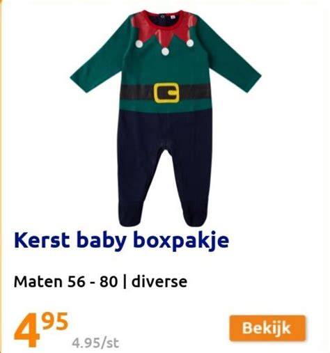 Kerst Baby Boxpakje Maten 56 80 Promotie Bij Action