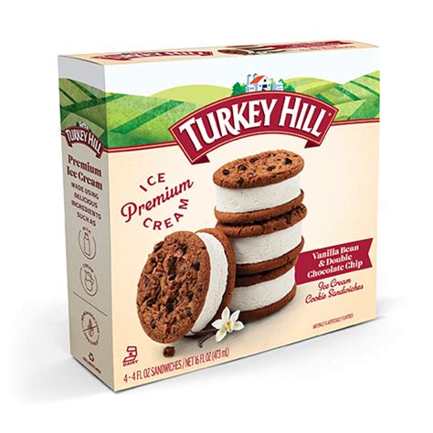 Turkey Hill Dairy Vanilla Bean Ice Cream Cookie Sandwiches