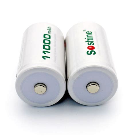 Soshine D R20 Size Rechargeable Batteries NiMH 11000mAh