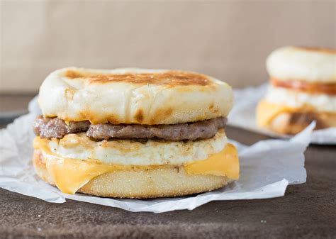 Sausage Egg And Cheese Breakfast Sandwiches Sandi Griffin