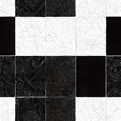 Floor Tiles Black Texture Pattern · Creative Fabrica