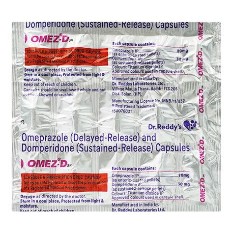 Omez D Sr Capsule 15s Price Uses Side Effects Netmeds