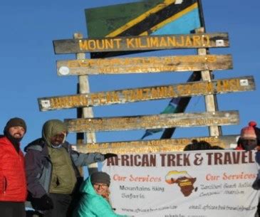 Days Lemosho Route Kilimanjaro Climbing Tour Itinerary Price For