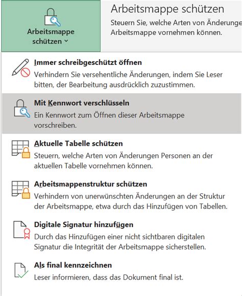 Ms Office Datei Excel Word Powerpoint Einfach Verschl Sseln