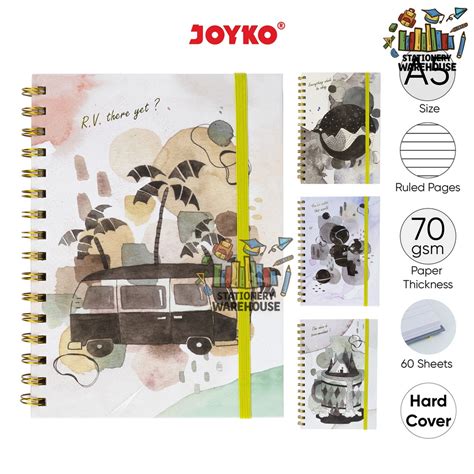 Jual Buku Tulis Catatan Bergaris Spiral Ruled Notebook Joyko Nb A