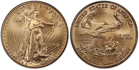 Images of Gold Eagles 1998 $50 Gold Eagle - PCGS CoinFacts