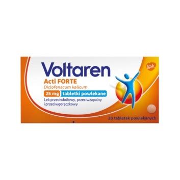 Voltaren Acti Forte Mg Tabletki Powlekane Sztuk