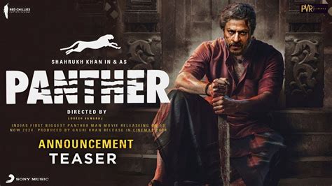 Panther Announcement Teaser Shah Rukh Khan Nayanthara Lokesh