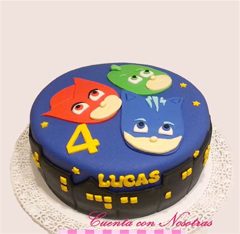 Torta H Roes En Pijamas Torta Pj Mask Pj Mask Cake Cuenta Con