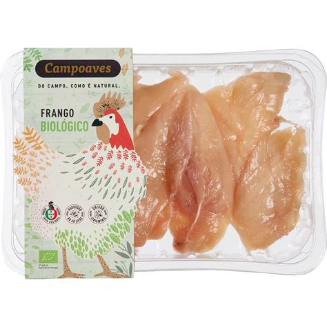 Bife De Frango Bio Peso Aproximado Por Cuvete G Campoaves