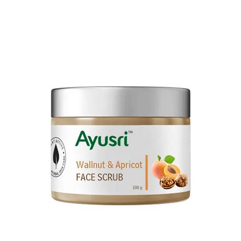 Paste Wallnut Apricot Face Scrub For Personal Packaging Size 100 G