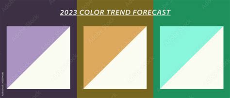 2023 color palette trend forecast Stock Vector | Adobe Stock