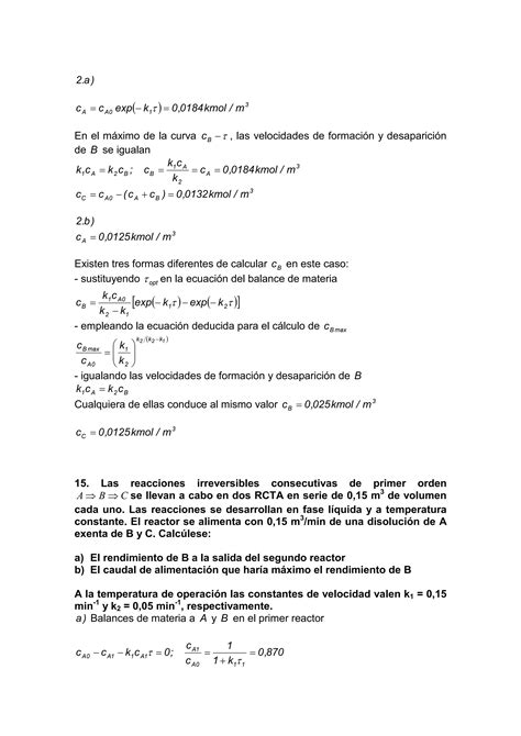 Problemas Resueltos De Reactores Quimico Pdf