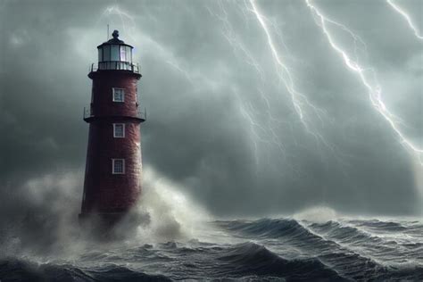 Lighthouse Storm Photography